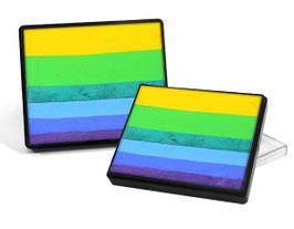 Mystique Face Magic Rainbow Cake