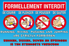 Formellement interdit cartoon, 3 langues