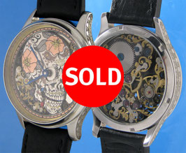 Sugar Scull New Custom Skeleton Wristwatch cal. 6498