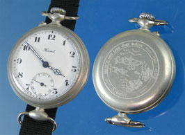 RECORD Swiss made watch with WW2 German Air Military engraving