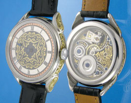 OMEGA small 38 mm custom vintage wristwatch