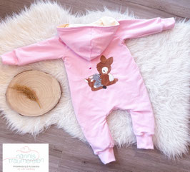 Sweatanzug Reh mit Hase 74/80