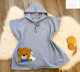 Badeponcho Teddy mit Boot