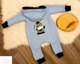 Sweatanzug Esel blau