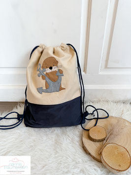 Turnbeutel Otter mit Anker