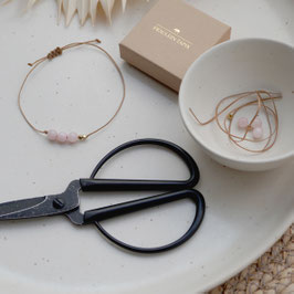 DIY Set / Armband / ROSA (Rosenquarz)