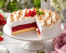 Klassische Baiser-Torte