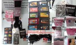 Nintendo Game Boy Advance SP – Limited Pink Edition (CIB) + 10 Games   productienummer 86  tweedehands