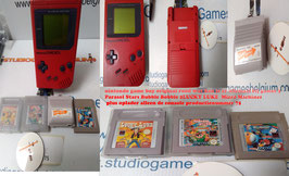 tweedehands  Nintendo Game Boy Classic (Rood) + 3 Games & Power Pack  productienummer 75