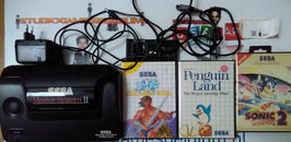 Sega Master SystemII inclusiefgame SONICTHEDGEHOG  zwart console tweedehands Europe Game plus 4  productienummer foto 30