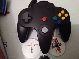 Collectie originele Nintendo 64 (N64) controllers Zwart  tweedehands