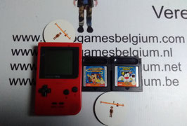 Nintendo Game Boy Pocket (Rood) + 2 Looney Tunes Games Tasmanian Devil: Munching Madness  productienummer 82