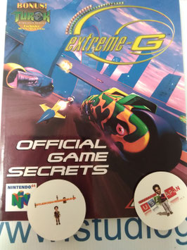 Official Game Secrets gids voor Extreme-G op de Nintendo 64  engels tweedehands