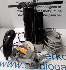 tweedehands  consoles  nintendo Wii zwart  productienummer 55