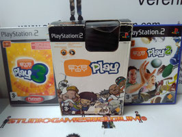 PlayStation 2 Is alleen europe versie  gameEyeToy: Play Starter Pack Play 1 Big Box met Camera+ Deel 2 & 3  game alleen voor kinderen game  video games playstation 2 verzameling tweedehands