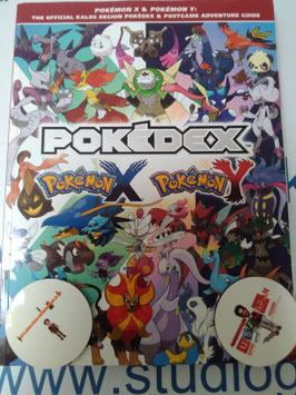 Official Kalos Region Pokédex & Postgame Adventure Guide voor Pokémon X en Pokémon Y op de Nintendo 3DS         engels tweedehands