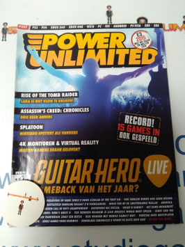 Tijdschriften Power Unlimited  Guitar Hero Live nummer 257 nederland  tweedehands