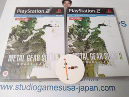 PlayStation 2 Is alleen europe versie   Metal Gear Solid 3: Snake Eater  game  Actie en avontuur  game  video games playstation 2 verzameling tweedehands
