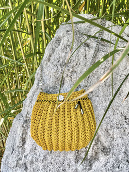Mini-Bag, handgemacht aus 100% recyceltem Baumwollgarn