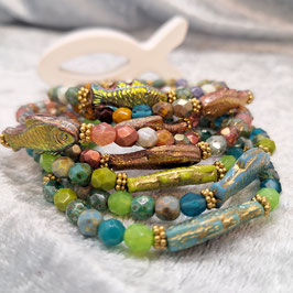 Armband aus böhmischen Glasperlen (AB-1163)