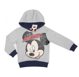 Disney Mickey Maus Kapuzen Pullover Grau