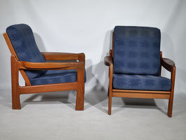 Danish Design Sessel Set Teak Mid-Century Skandi Design 70er