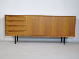 60er Jahre Teakholz Sideboard Design Georg Satink WK Kommode