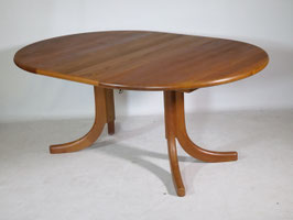Ausziehbarer Teak Massivholz Esstisch Danish Design Tisch 60er Jahre