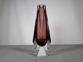 Vintage Design Murano Glasvase von Luigi Mandruzzato, 70er Jahre