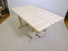Vintage klappbarer Gartentisch Modell Riviera von Triconfort, 70er Jahre