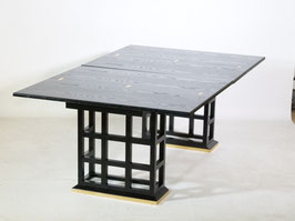 Ausklappbarer Esstisch Design Tisch Joseph Hoffmann Stil