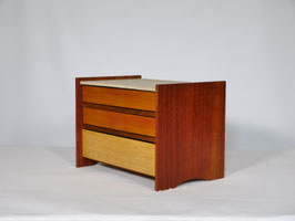 Vintage Teak Besteck oder Schmuck Aufsatzkommode, 60er Jahre