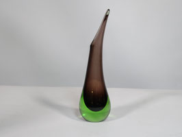 Murano Sommerso Glasvase von Flavio Poli, 1970, Vintage