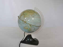 Space Age Leuchtglobus Tischlampe von Marco Polo für Südwest Verlag, 70er Jahre