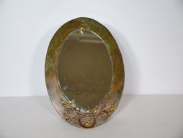 Französischer Jugendstil Frisierspiegel mit Schwalbenmotiv, um 1900