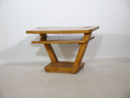 Vintage Couchtisch aus massivem Ulmenholz im Mid-Century Design – 1960er Jahre