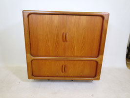 Danish DesignTeak Highboard HiFi Sideboard von Dyrlund, 60er Jahre Vintage
