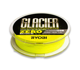 Леска плетёная RYOBI PE GLACIER 4* 120m d-0.203 #10kg Yellow