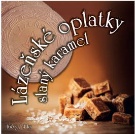 Oblaten mit Salz-Karamell
