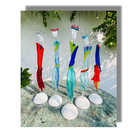 Glasfigur PEOPLE Variante  "STRICHinderLANDSCHAFT"