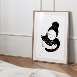 ARTPRINT "KATZENLIEBE"