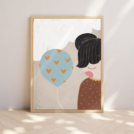 ARTPRINT "HERZMÄDCHEN"