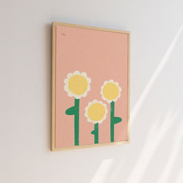 ARTPRINT "BLUMEN GELB""