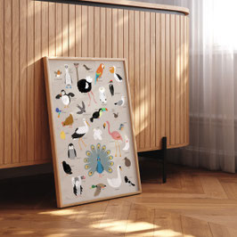 ARTPRINT "VÖGEL"