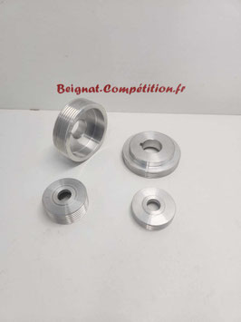 pack Poulie aluminium damper/alternateur XU10J4RS 89mm