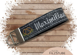 Schlüsselanhänger personalisierbar mit Brezel - oder anderem Motiv - das perfekte Geschenk für alle Alpenfans und Liebhaber von Bayern