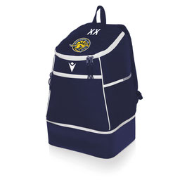 MACRON Maxi Path Rucksack navy mit HBC Logo und Initialen