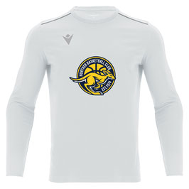MACRON Rigel Hero Shootingshirt langarm weiß mit HBC Logo und Wunschname