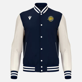 MACRON College Jacke Fiddle navy/weiß mit kleinem HBC Logo und großem HBC Schriftzug