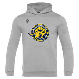 MACRON Banjo Hero Hoodie grau mit HBC Logo und Wunschname